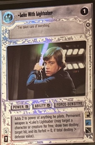 Luke with lightsaber - luke, foil