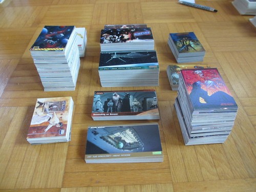 900 sammelkarten star wars - star,