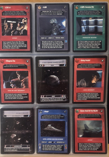 Swccg star wars - ccg, dagobah