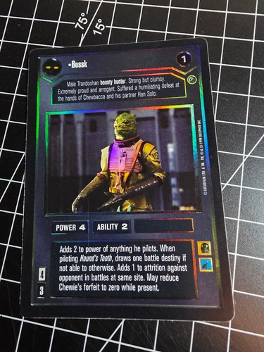 Star wars ccg decipher swccg - ccg,