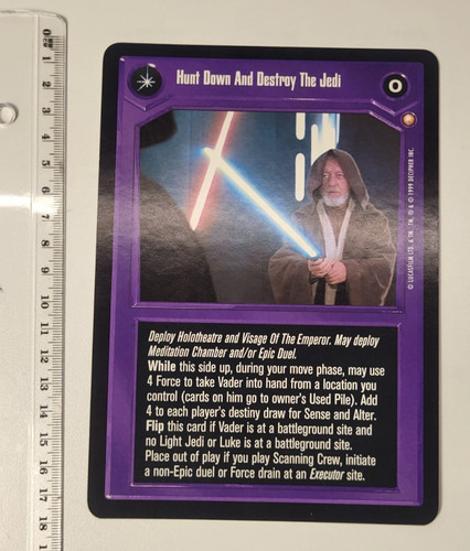 Decipher star wars ccg - wars, hunt