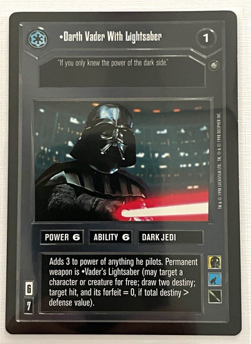 Star wars ccg trading - wars, card