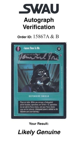 Star wars ccg james earl - star,