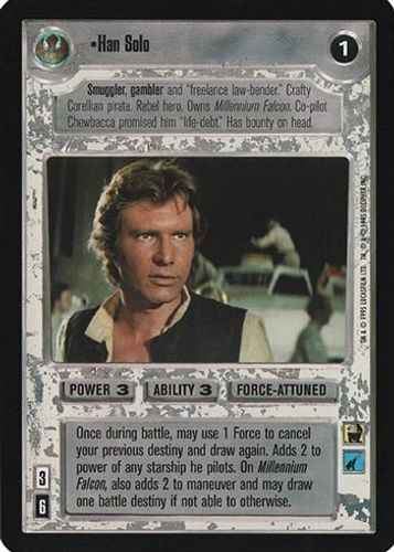 Han solo swccg premiere - han,