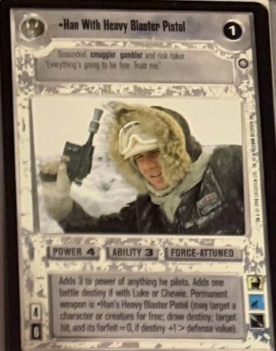 Han with heavy blaster - heavy,