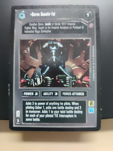 Star wars ccg baron - baron, soontir