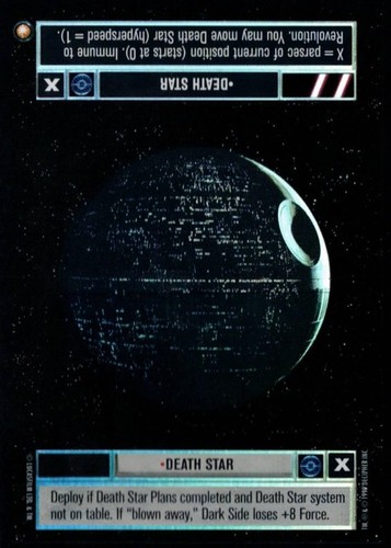 Todesstern foil star wars - (l),