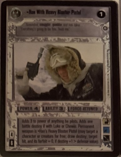 Han with heavy - han, pistol