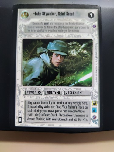 Star wars ccg luke skywalker - star,