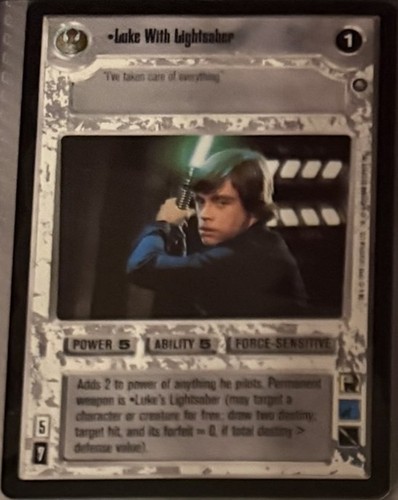 Luke with lightsaber - luke,