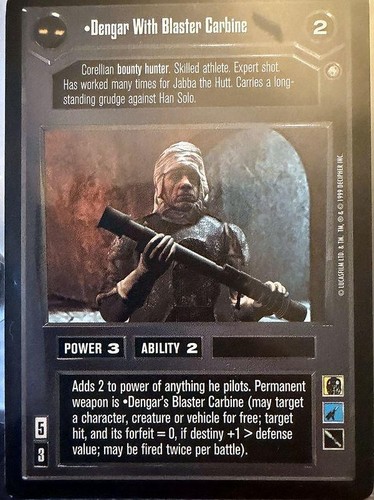 Dengar with blaster carbine - dengar,