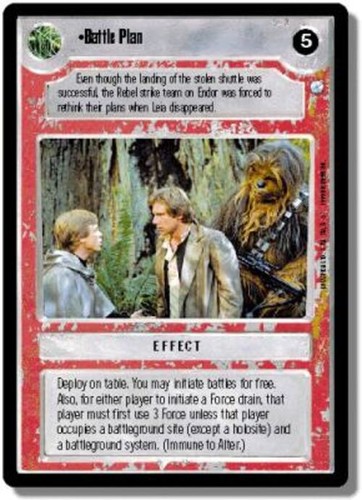 Battle plan star wars ccg - plan,