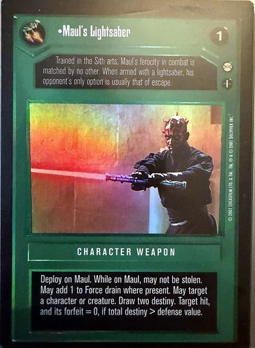 Maul lightsaber foil - maul's,