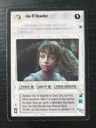 Son skywalker star - skywalker, ccg