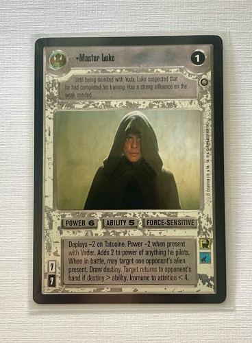 Star wars ccg master luke - luke, #1