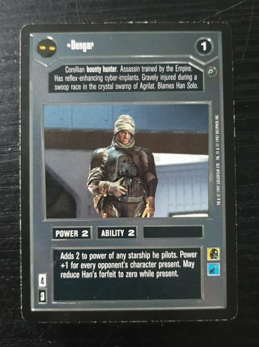 Dengar star wars - wars, decipher