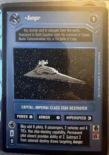 Avenger dagobah rare - dagobah,