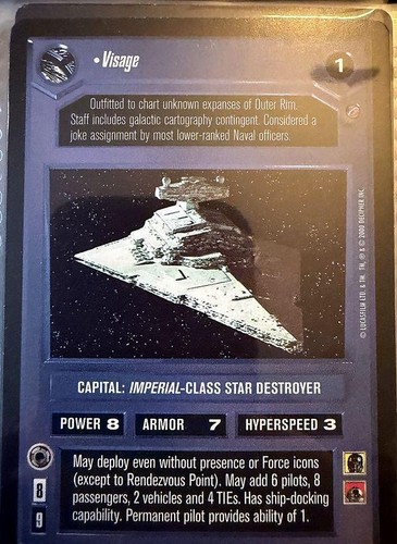 Visage death star rare - ii,