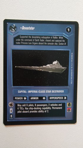 Star wars ccg devastator - ccg, "devastator"