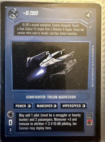 2000 dagobah rare - ig-2000,