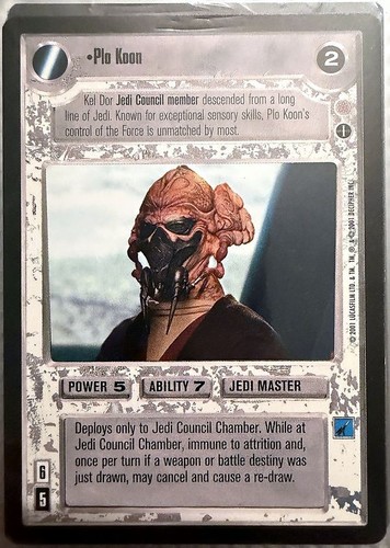 Plo koon coruscant rare - -,